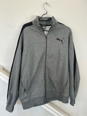 Puma Performance Fleece Jacket | Men's XL | Heather Gray
